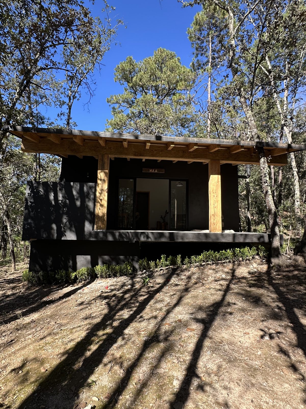 Cabaña Maa entre los árboles, Huasca de Ocampo